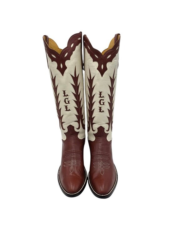 Mario Garcia Shoes - New Custom Mario Garcia Womens 11AA Brown Tall Cowgirl Cowboy Western Boot USA